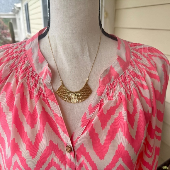 Lilly Pulitzer Elsa Silk Top - Size M - Picture 5 of 11